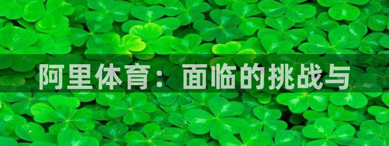 必一运动体育app：阿里体育：面临的挑战与